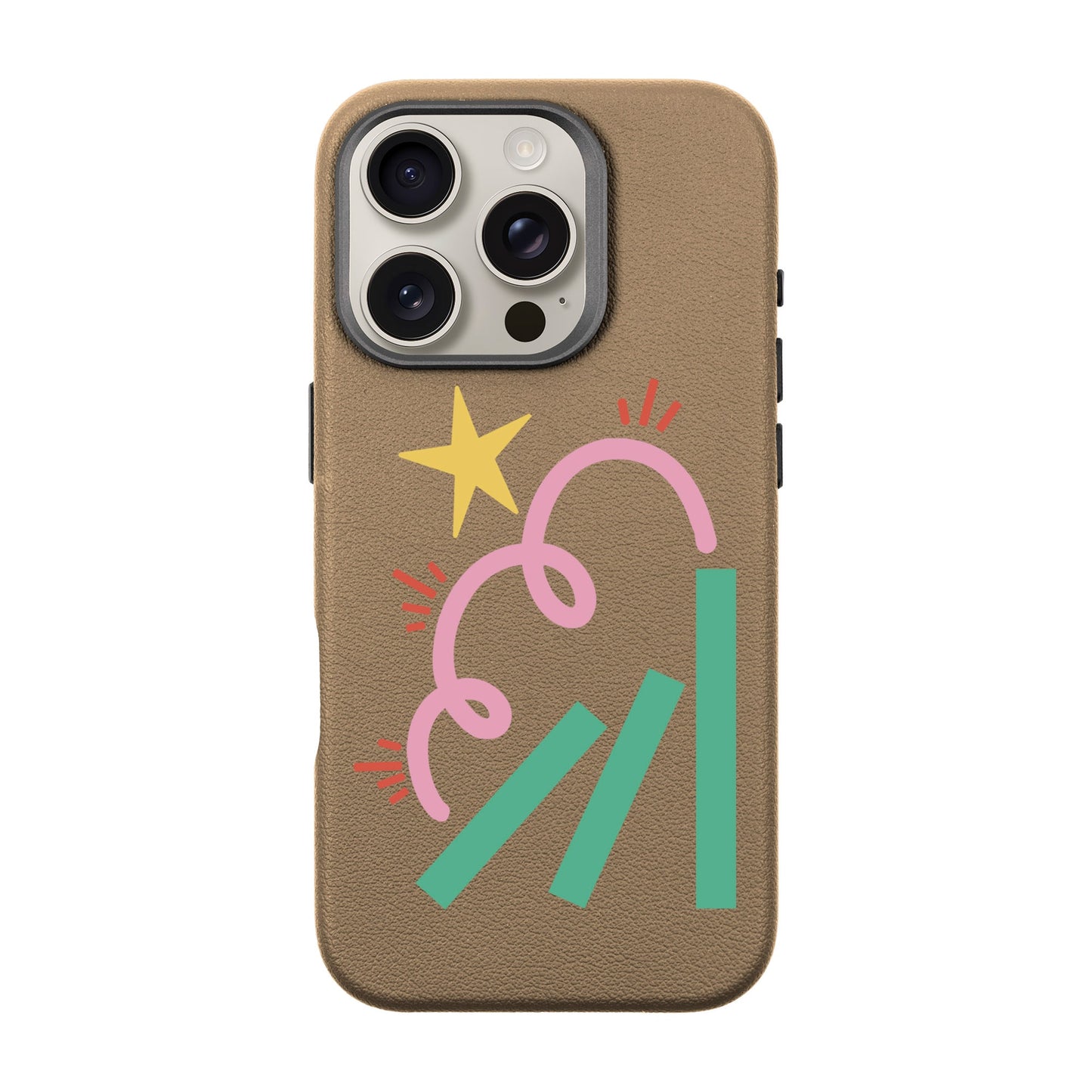 DOMINO-iPhone 16 Pro Leather Premium Kılıf MagSafe Özellikli