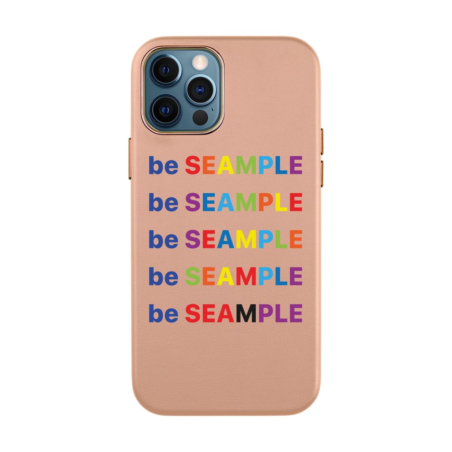 SEAMPLE-iPhone 13 Pro Leather Kılıf