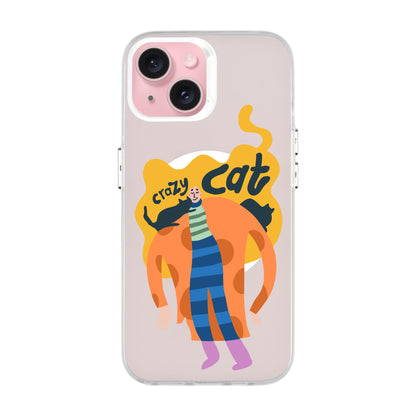 CRAZY CAT-iPhone 15 Hold Kılıf MagSafe Özellikli