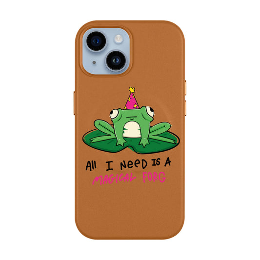 FORG-Leather Kılıf MagSafe Özellikli - iPhone 13