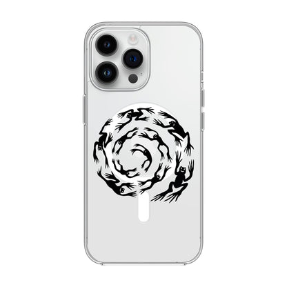 SWIRLING FROG-iPhone 14 Pro Max Solid Kılıf MagSafe Özellikli