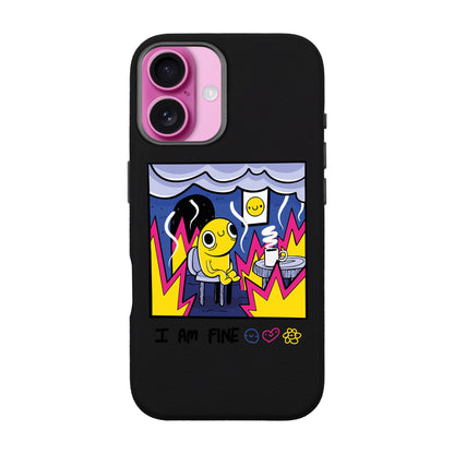 I AM FINE-iPhone 16 Leather Premium Kılıf MagSafe Özellikli