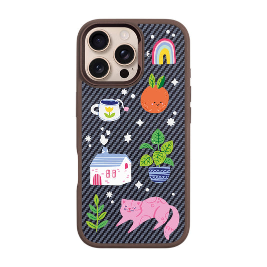 FRESH SPRING-iPhone 16 Pro Max Plaid Kılıf MagSafe Özellikli