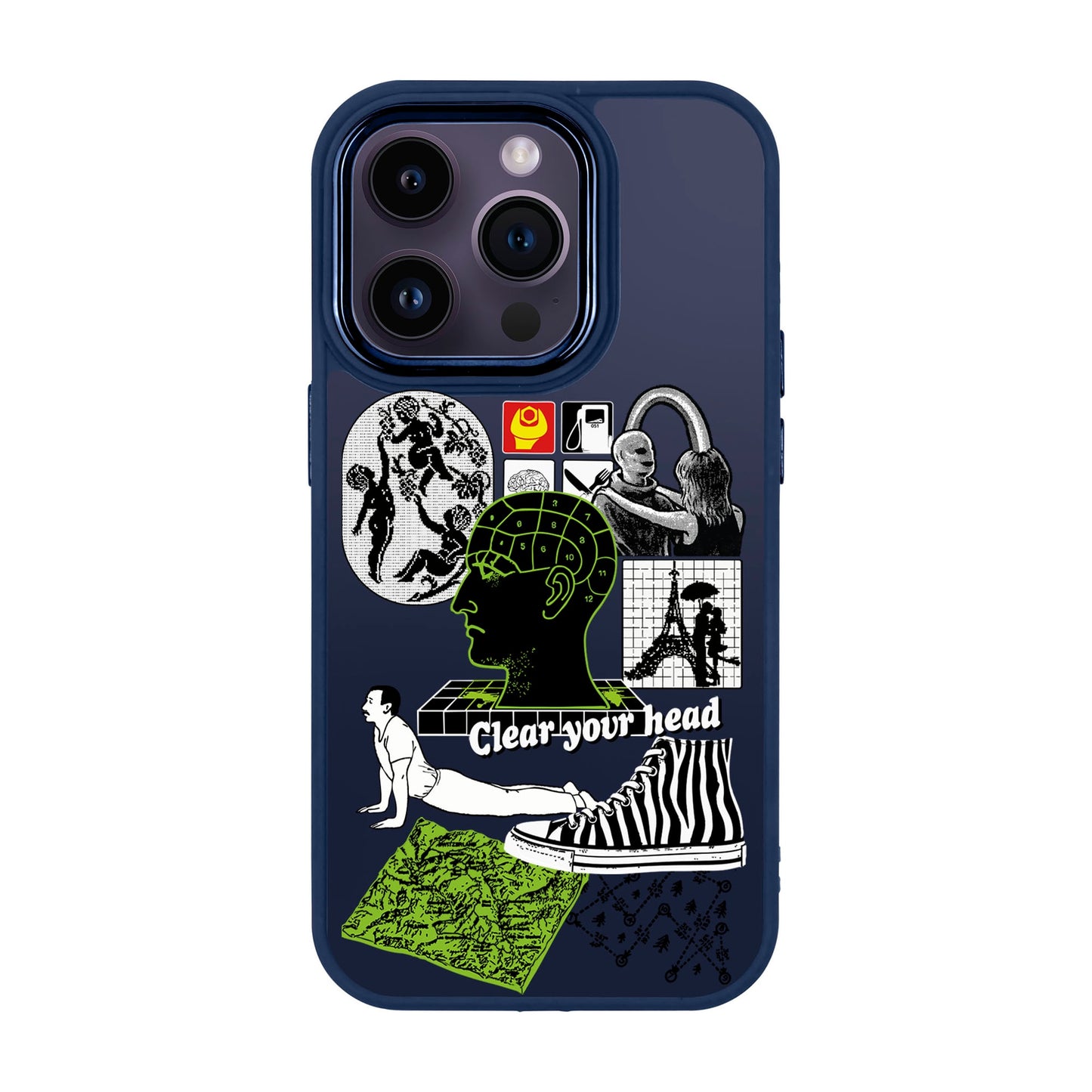 CLEAR YOUR HEAD-iPhone 14 Pro Proof Kılıf