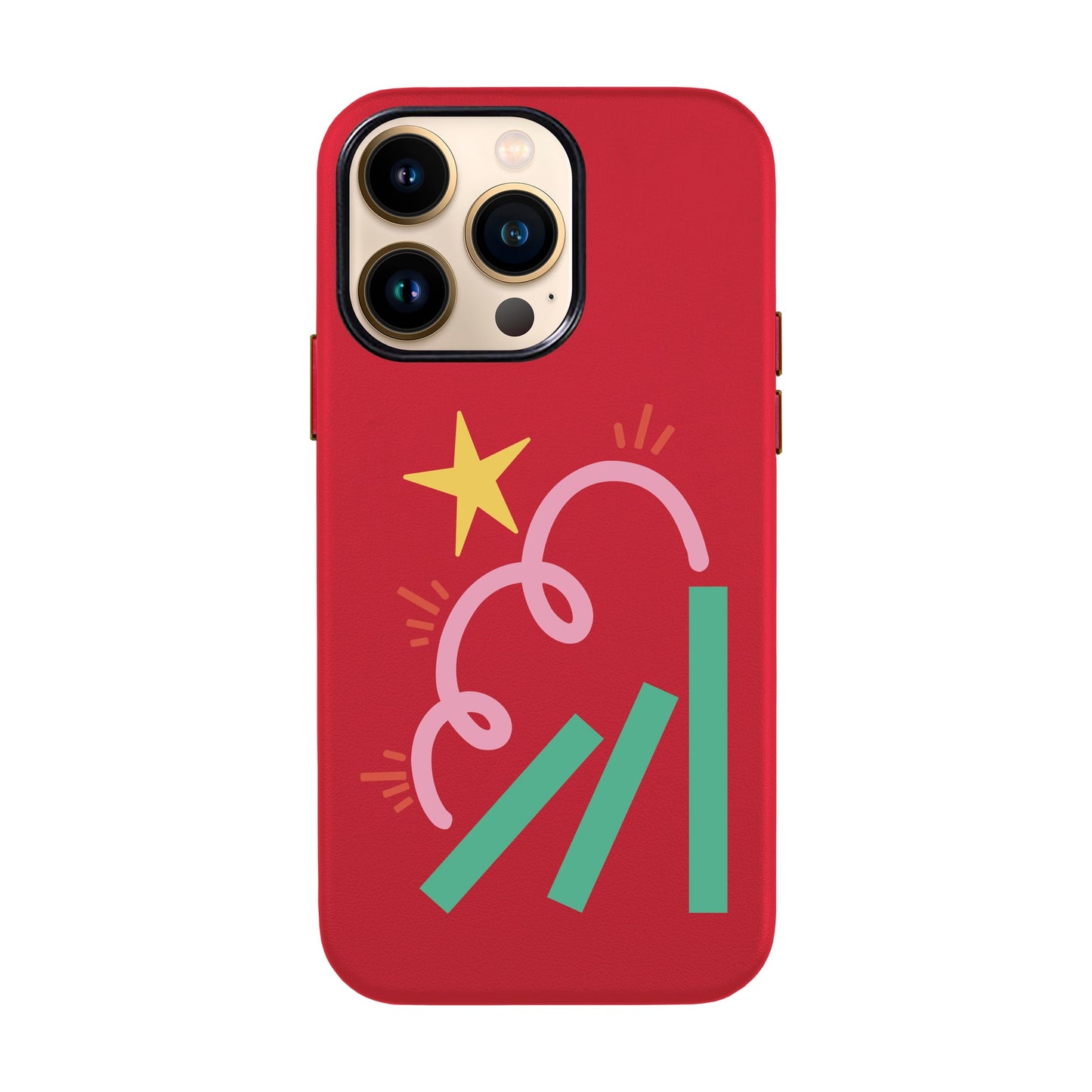 DOMINO-iPhone 13 Pro Leather Kılıf