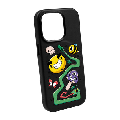 NADUR-Leather Kılıf MagSafe Özellikli - iPhone 14 Pro