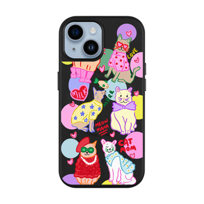 CAT MOM-Leather Kılıf MagSafe Özellikli - iPhone 13