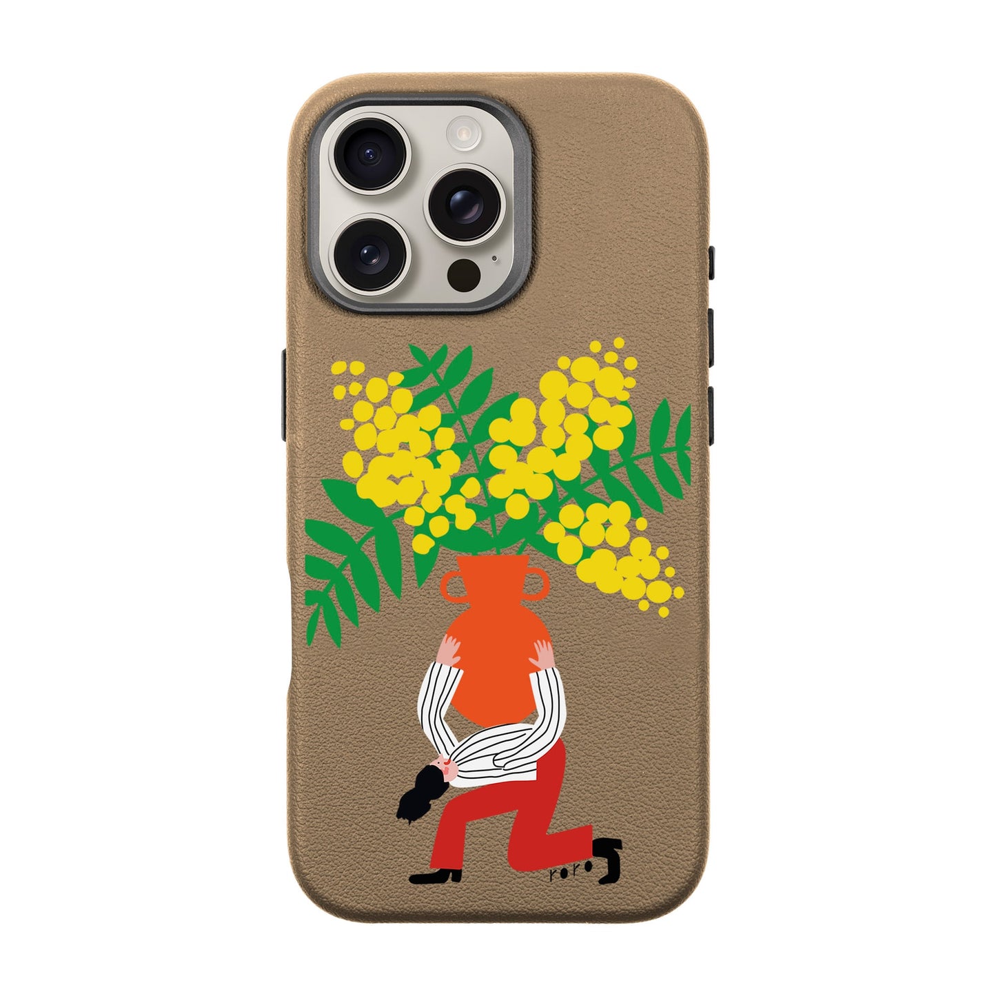 VASE-iPhone 16 Pro Max Leather Premium Kılıf MagSafe Özellikli
