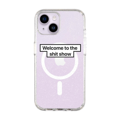 WELCOME-iPhone 14 Shiny Kılıf MagSafe Özellikli
