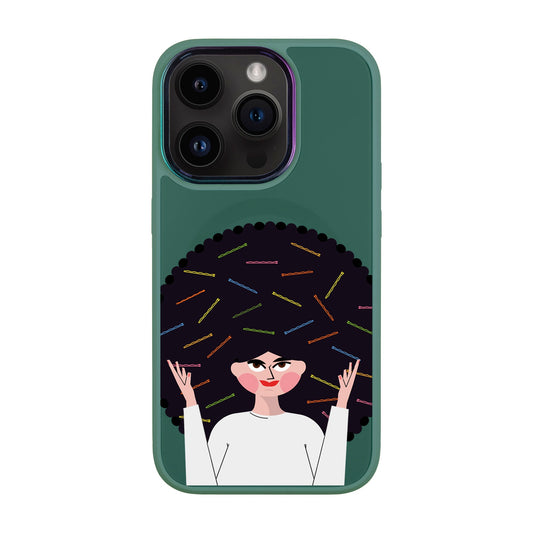 TANGLES OF HAPPINESS-iPhone 13 Pro Vigor Kılıf MagSafe Özellikli