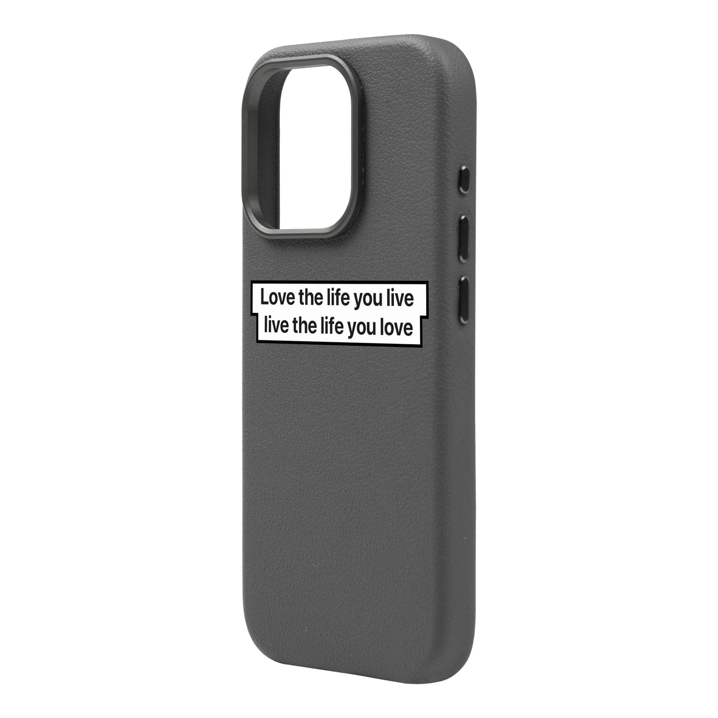 LOVE THE LIFE-iPhone 16 Pro Leather Premium Kılıf MagSafe Özellikli