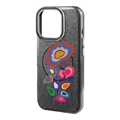 KNITTED FLOWER-iPhone 16 Pro Radiant Kılıf MagSafe Özellikli