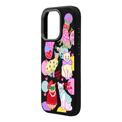 CAT MOM-iPhone 15 Pro Max Leather Premium Kılıf MagSafe Özellikli