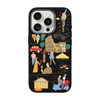 ROMA-iPhone 15 Pro Leather Premium Kılıf MagSafe Özellikli