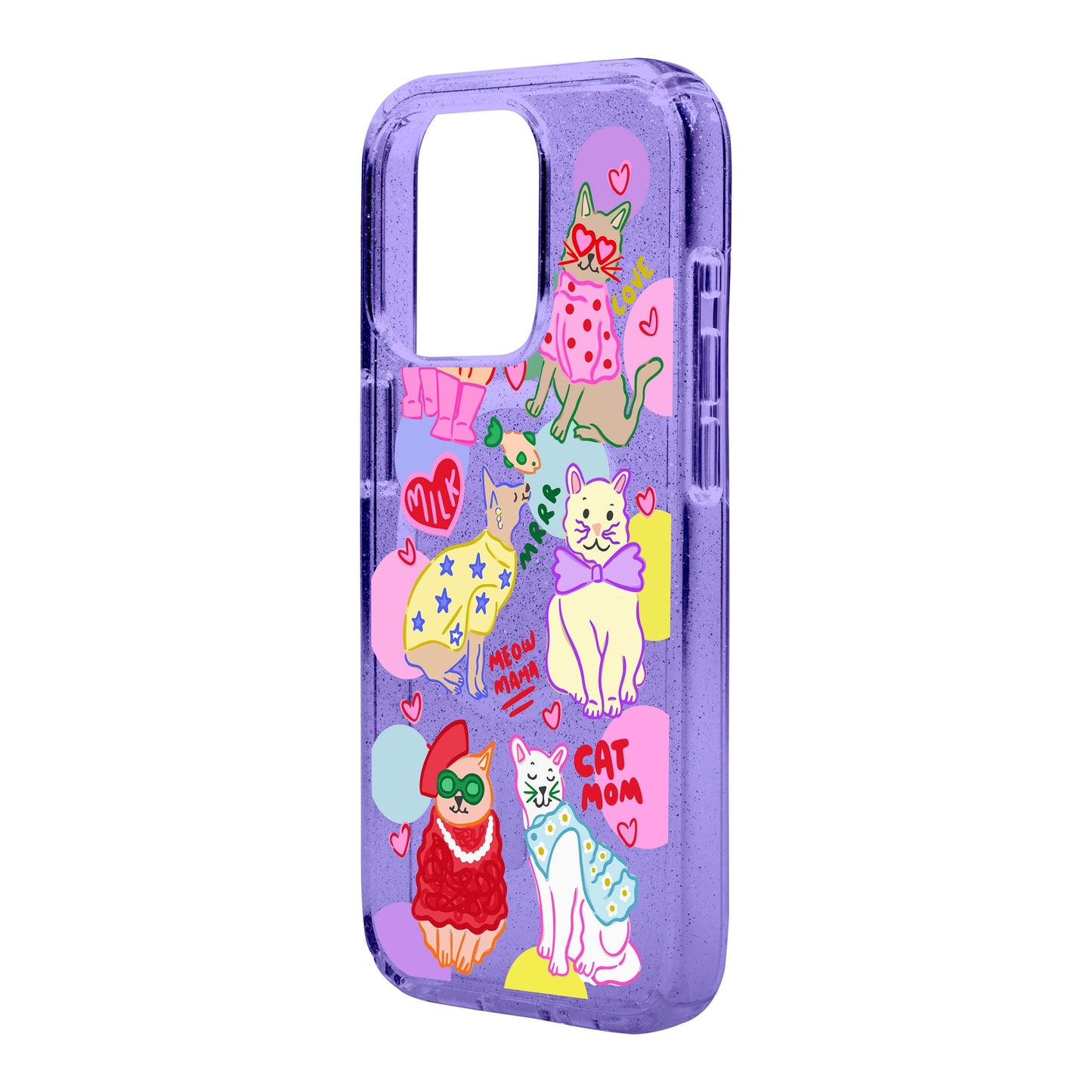 CAT MOM-iPhone 15 Pro Max Shiny Kılıf MagSafe Özellikli