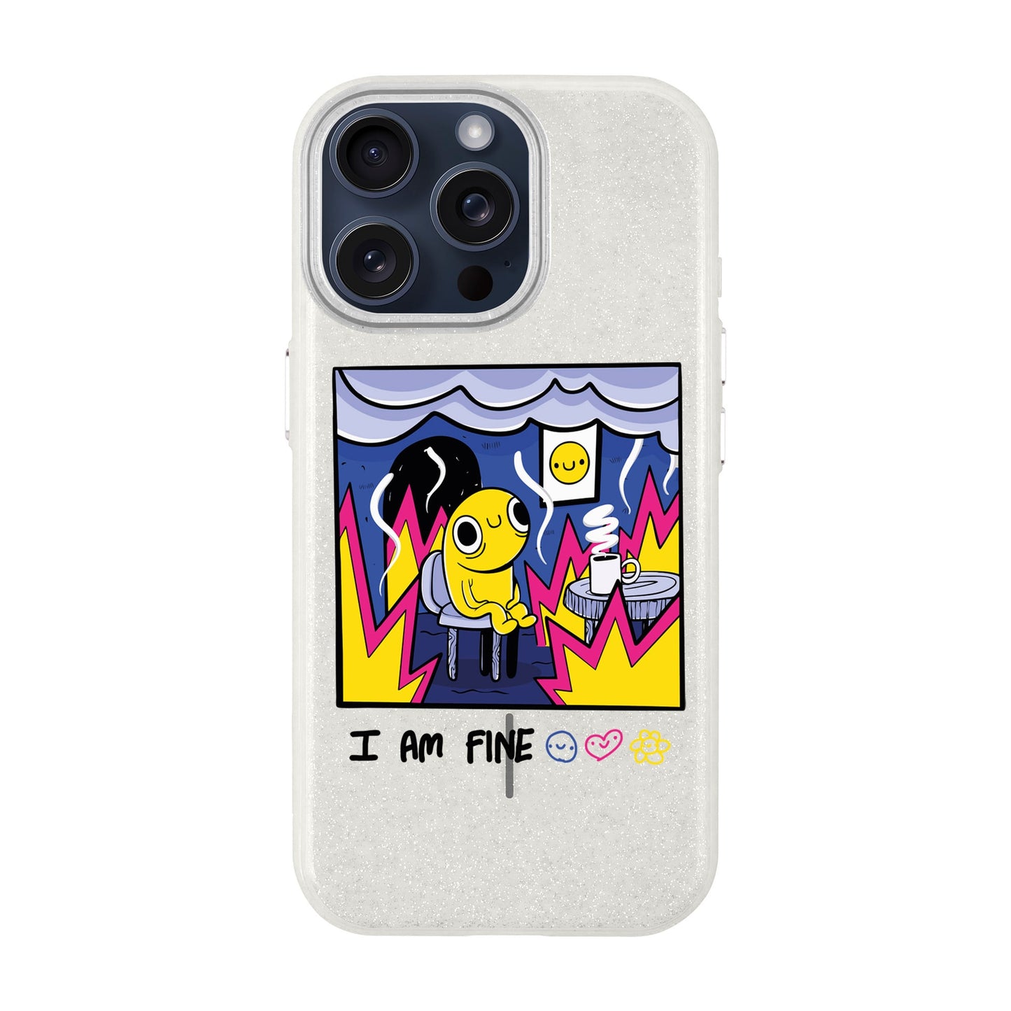 I AM FINE-iPhone 15 Pro Max Radiant Kılıf MagSafe Özellikli