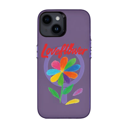 LOVE FLOWER-iPhone 14 Hold Kılıf MagSafe Özellikli