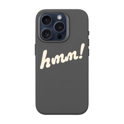 HMM-iPhone 15 Pro Leather Premium Kılıf MagSafe Özellikli
