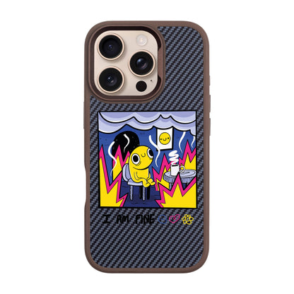 I AM FINE-iPhone 16 Pro Plaid Kılıf MagSafe Özellikli