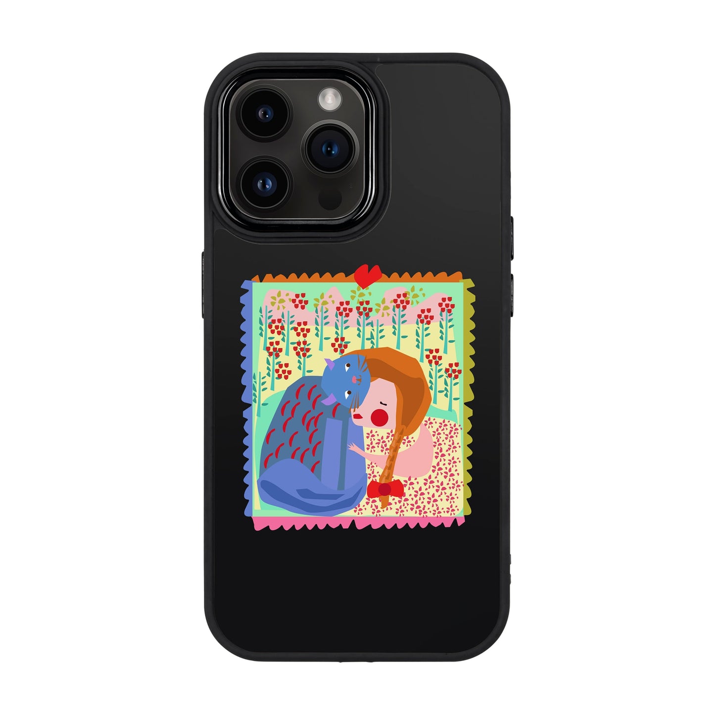 KEDİ POSTA PULU-iPhone 13 Pro Max Proof Kılıf