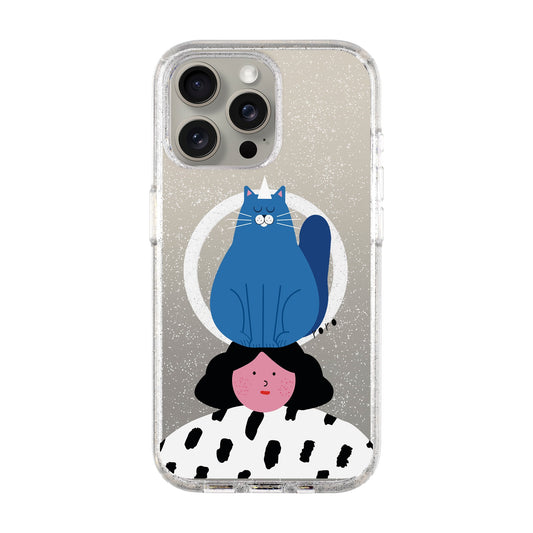 NAUGHTY CAT-iPhone 15 Pro Max Shiny Kılıf MagSafe Özellikli