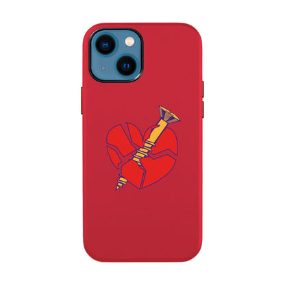 BROKEN HEART-iPhone 11 Pro Max Leather Kılıf
