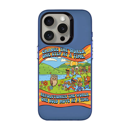 CHANGE THE WORLD-Hold Kılıf MagSafe Özellikli - iPhone 15 Pro