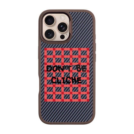 DON'T BE CLICHE-iPhone 16 Pro Max Plaid Kılıf MagSafe Özellikli