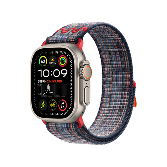 Apple Watch Sewing Kordon-Mavi Kırmızı