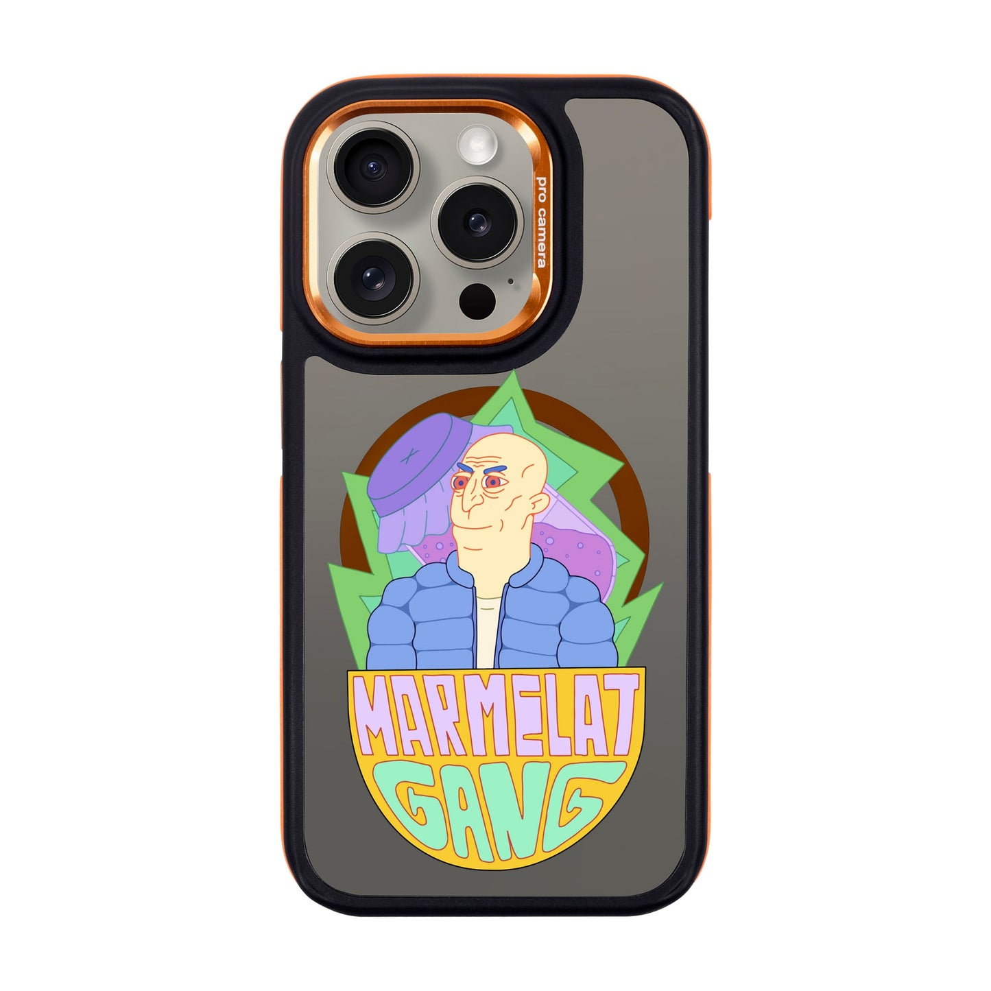MARMELAT GANG-Dark Kılıf MagSafe Özellikli - iPhone 15 Pro