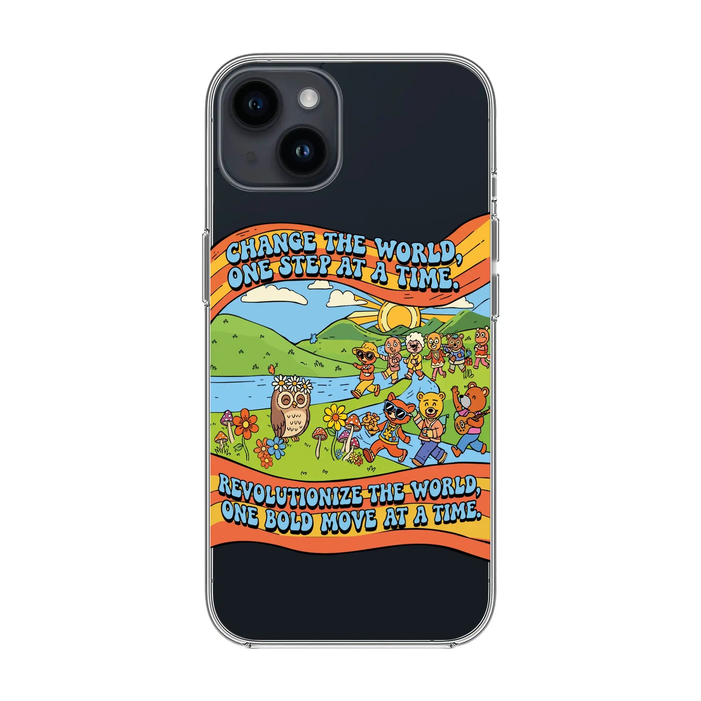 CHANGE THE WORLD-iPhone 14 Plus Solid Kılıf