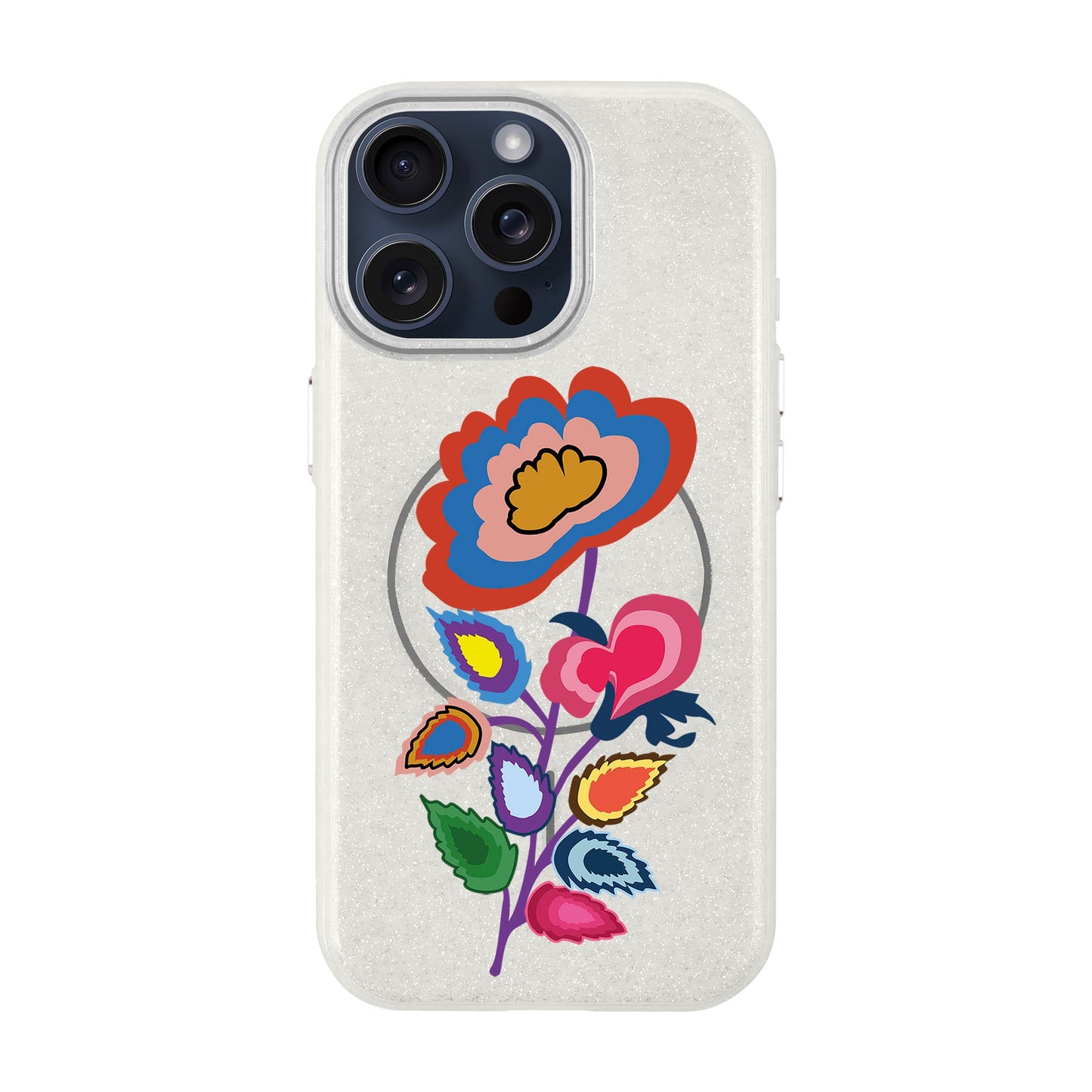 KNITTED FLOWER-iPhone 15 Pro Max Radiant Kılıf MagSafe Özellikli