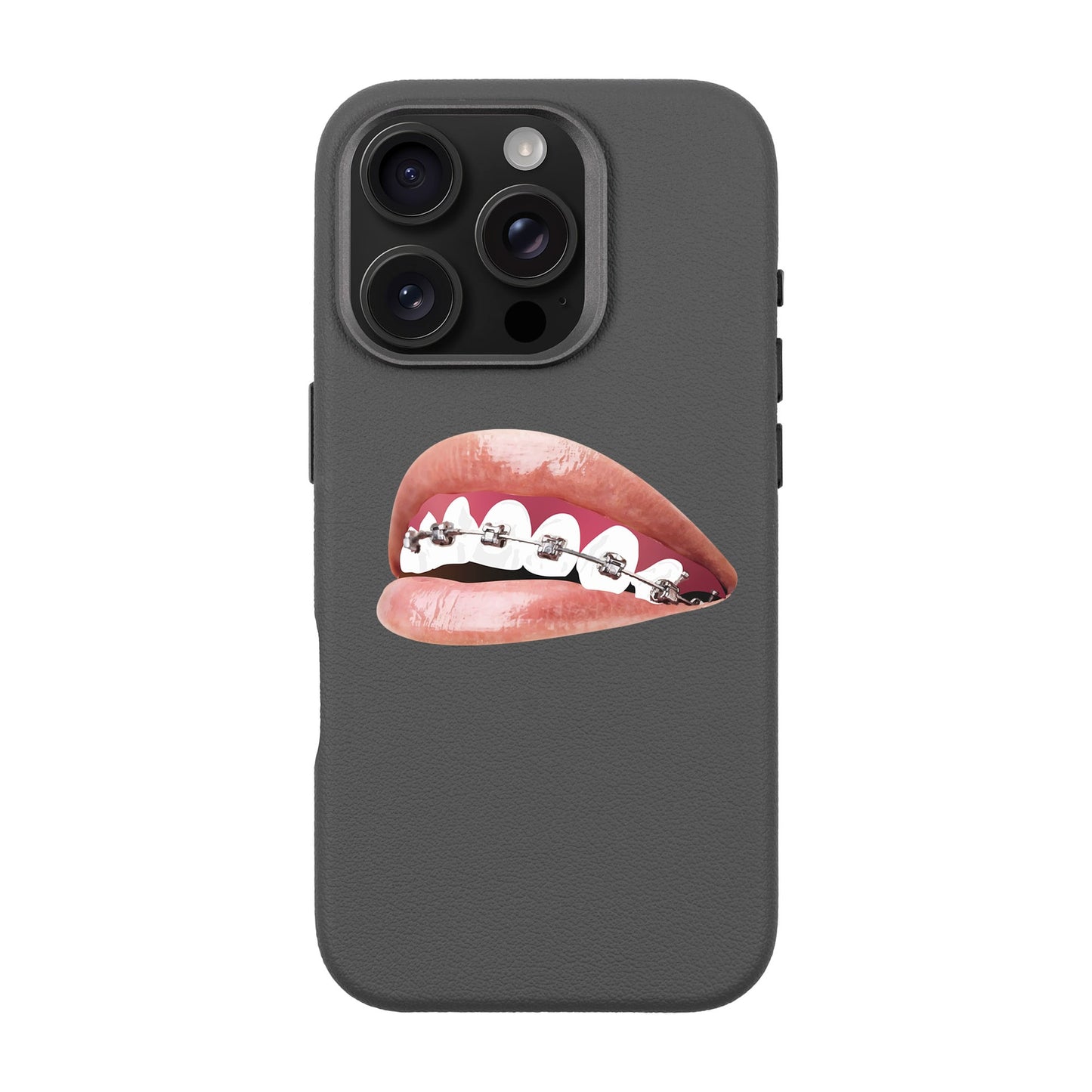 ORTHODONTIST-iPhone 16 Pro Leather Premium Kılıf MagSafe Özellikli