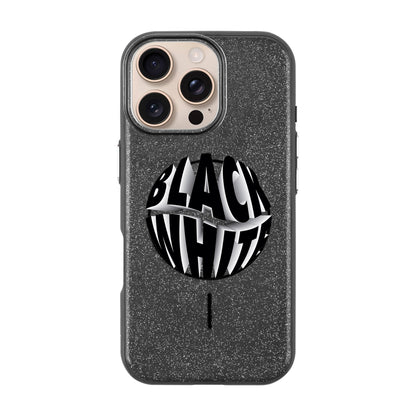 BLACK WHITE-iPhone 16 Pro Max Radiant Kılıf MagSafe Özellikli
