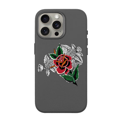 DRY ROSE-iPhone 15 Pro Max Leather Premium Kılıf MagSafe Özellikli