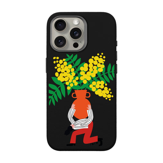 VASE-iPhone 15 Pro Max Leather Premium Kılıf MagSafe Özellikli