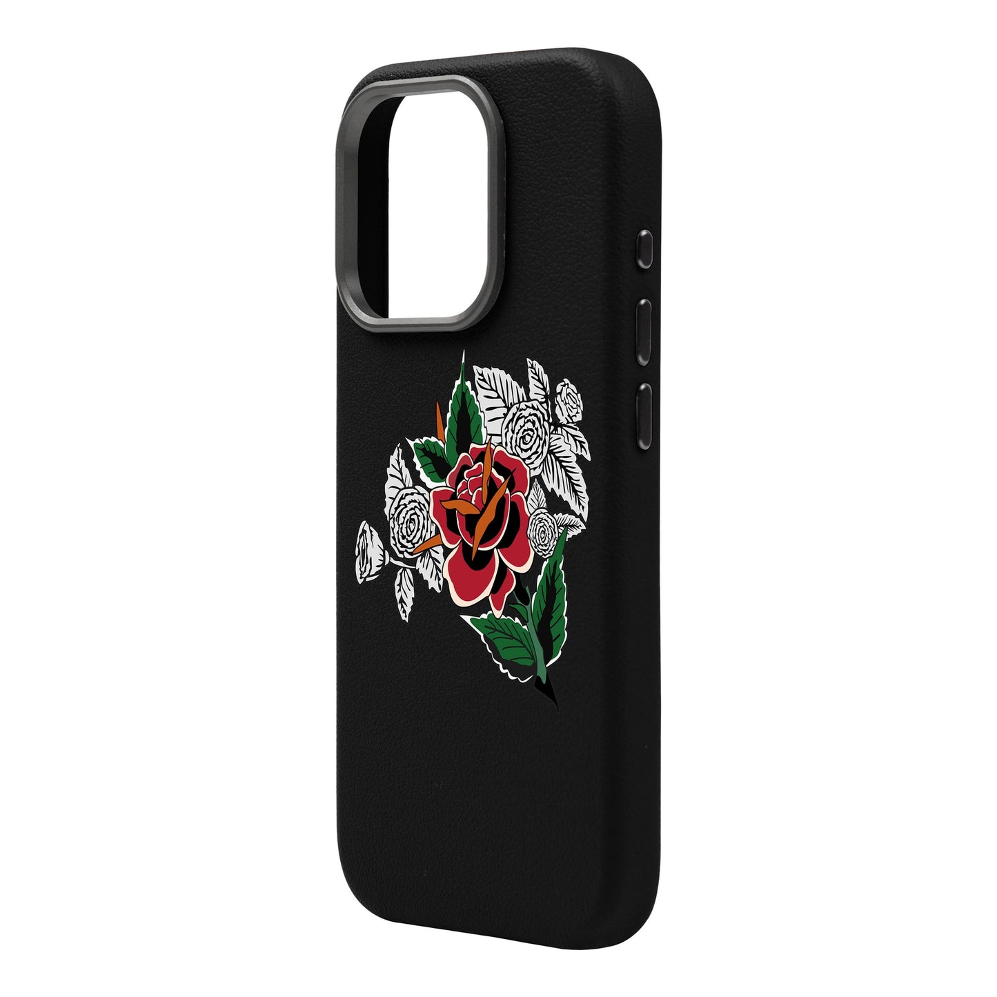 DRY ROSE-iPhone 16 Pro Max Leather Premium Kılıf MagSafe Özellikli