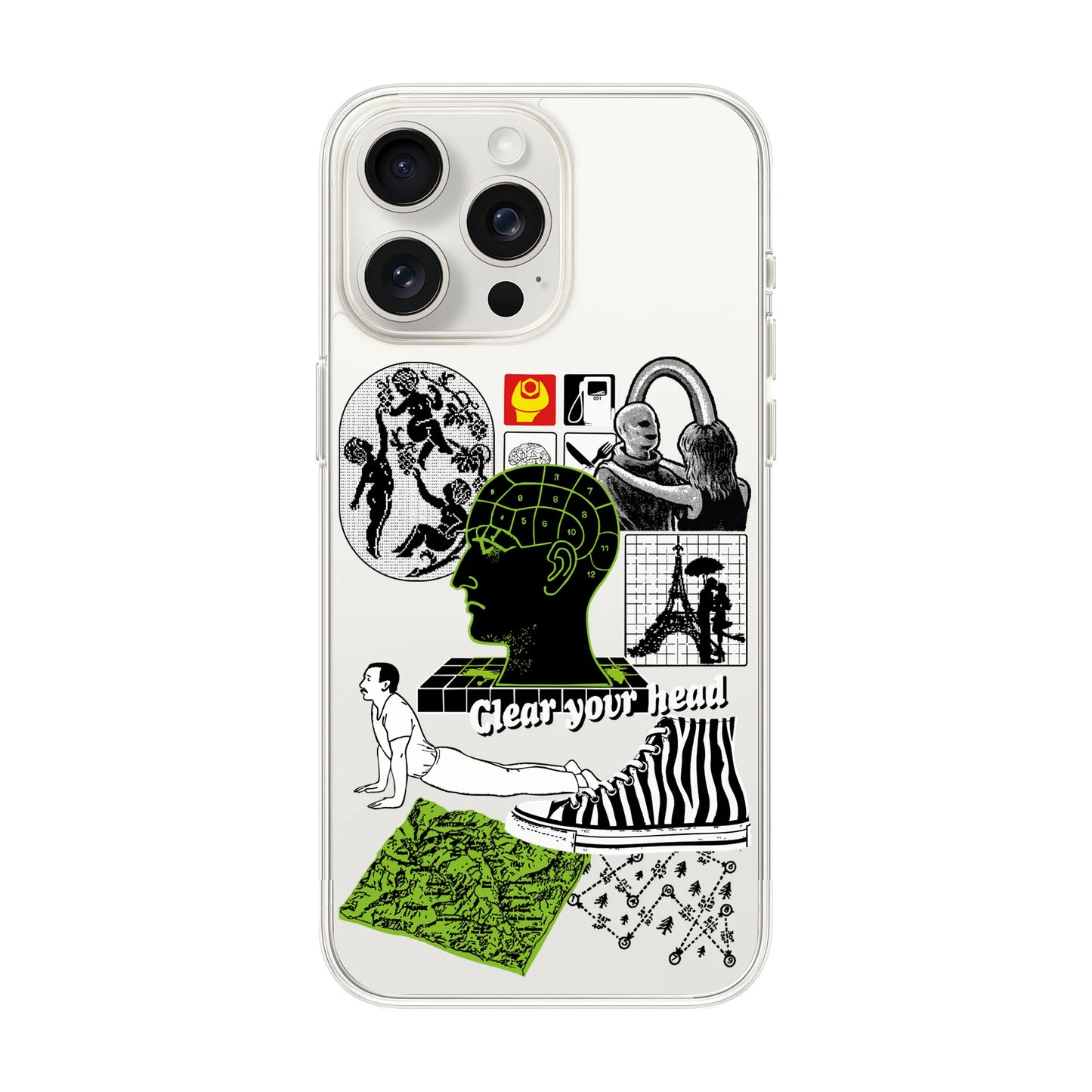 CLEAR YOUR HEAD-iPhone 15 Pro Max Solid Kılıf