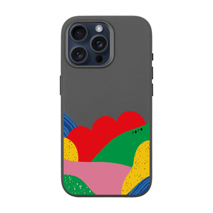 FLAG-iPhone 15 Pro Max Leather Premium Kılıf MagSafe Özellikli