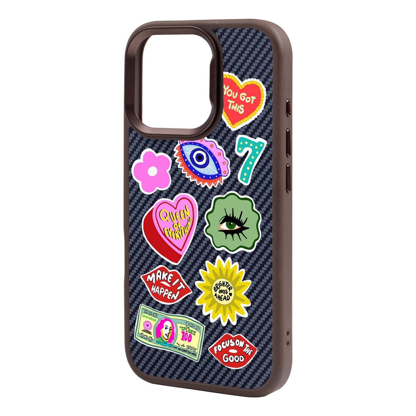 HM STICKERS-iPhone 16 Pro Plaid Kılıf MagSafe Özellikli