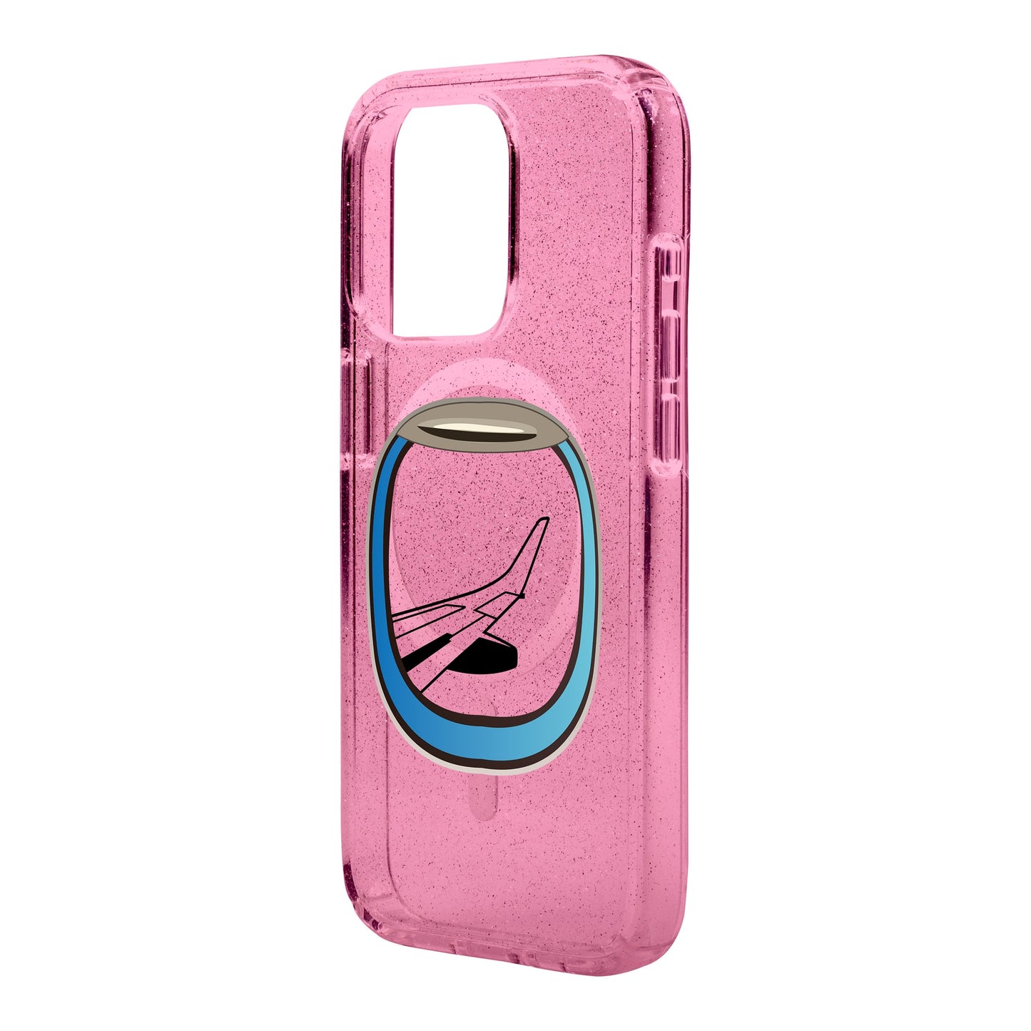 AIRCRAFT WINDOW-Shiny Kılıf MagSafe Özellikli - iPhone 15 Pro Max