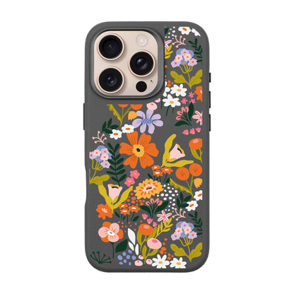 FLOWER-iPhone 16 Pro Leather Premium Kılıf MagSafe Özellikli