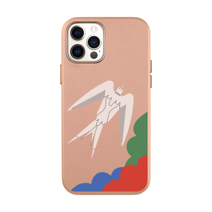 L’OISEAU LIBRE-iPhone 7 Plus / 8 Plus Leather Kılıf