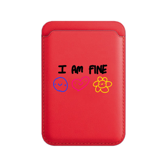 I AM FINE-Leather Kartlık