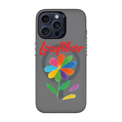 LOVE FLOWER-iPhone 15 Pro Max Hold Kılıf MagSafe Özellikli