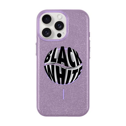 BLACK WHITE-iPhone 15 Pro Max Radiant Kılıf MagSafe Özellikli