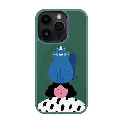 NAUGHTY CAT-Vigor Kılıf MagSafe Özellikli - iPhone 14 Pro