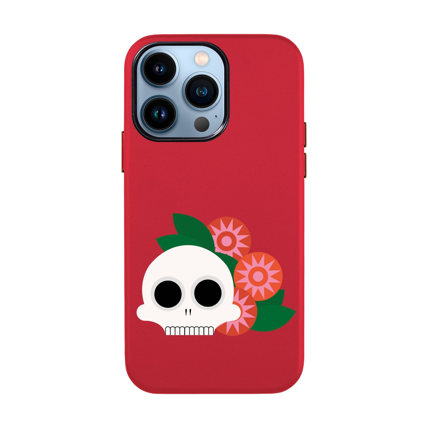 MEMENTO BLOOM-iPhone 13 Pro Leather Kılıf
