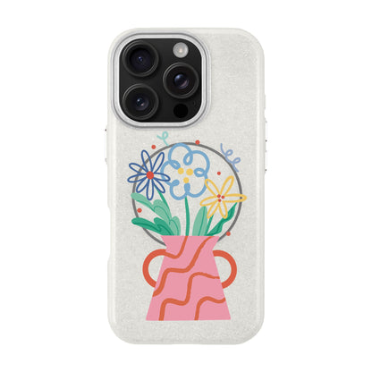 PINK VASE-iPhone 16 Pro Radiant Kılıf MagSafe Özellikli