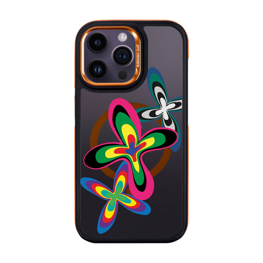 COLOR FLOWER-iPhone 14 Pro Max Dark Kılıf MagSafe Özellikli